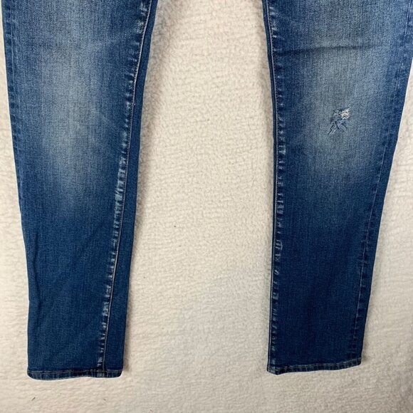 Pilcro and the Letterpress Women's Mid-rise Straight Parallel Jeans Size 28 9524 - Picture 4 of 15